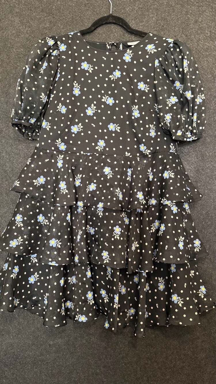 Sandy Liang x Target Floral Print Puff Sleeve Tiered Ruffle Dress